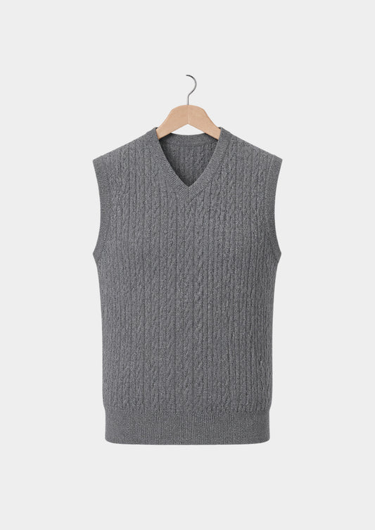 Biella Knit Vest, front view
