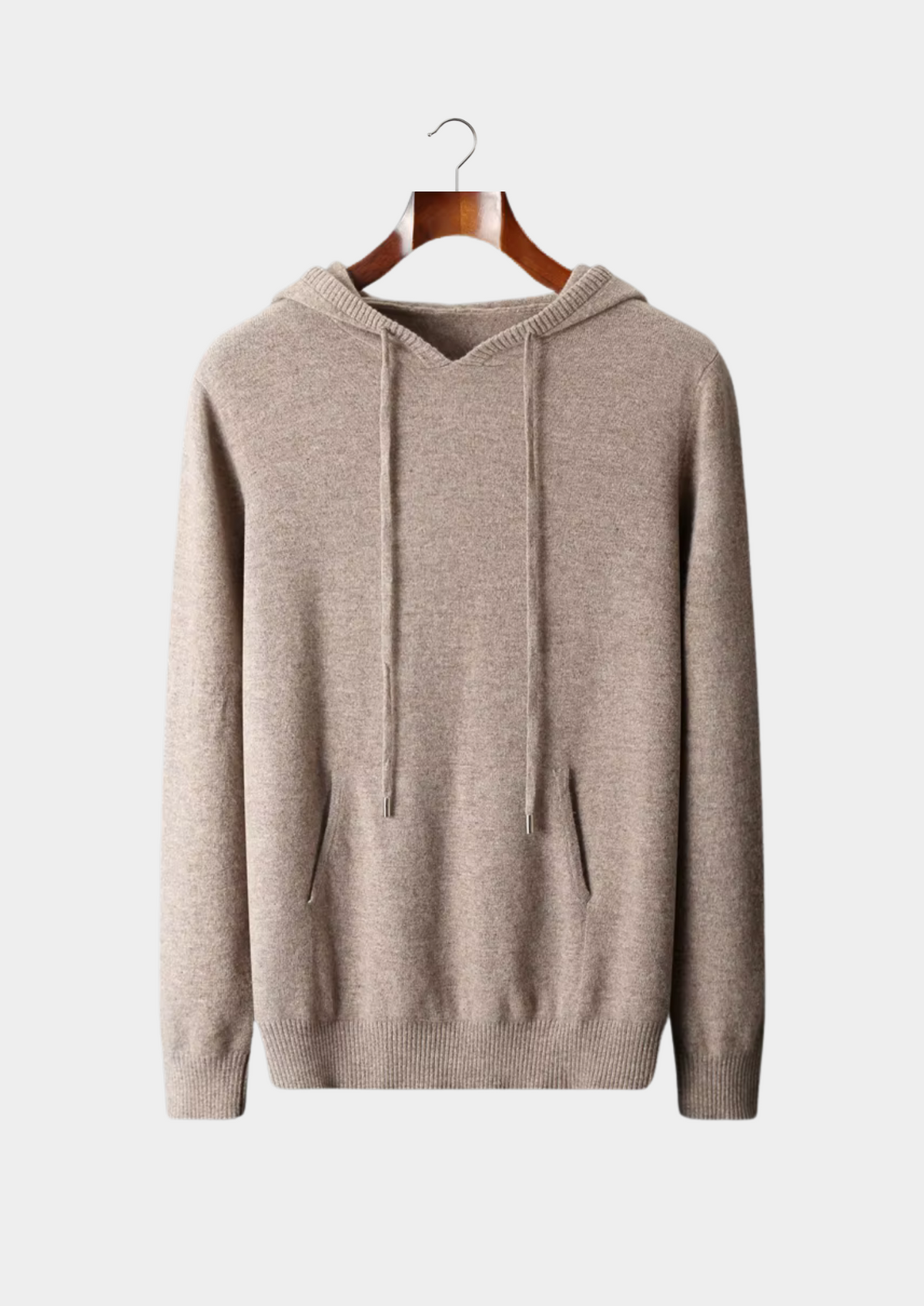 Pure Extra-Fine Merino Wool Leisure Hoodie, view 4