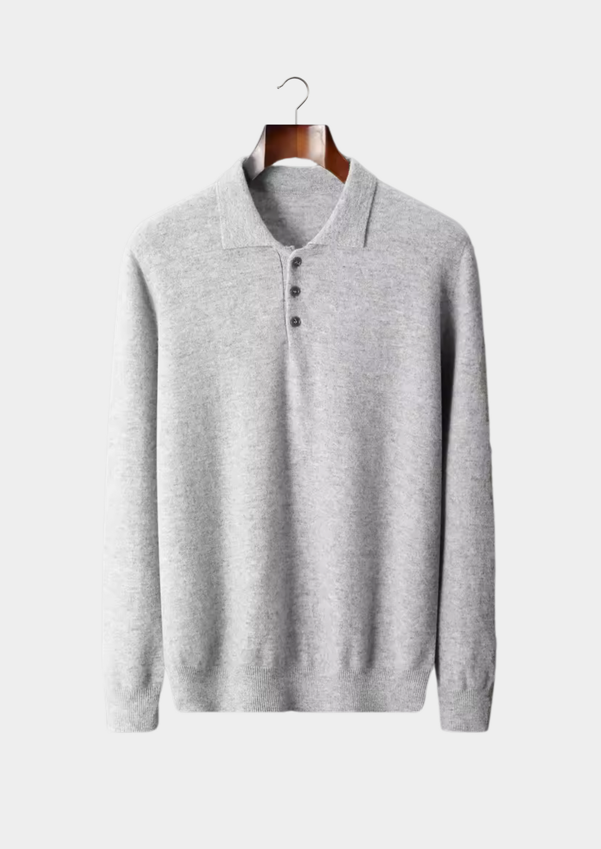 Pure Extra-Fine Merino Wool Classic Sweater Polo, view 1