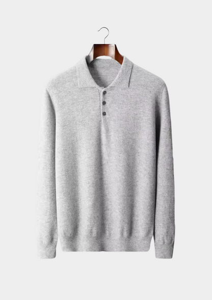 Pure Extra-Fine Merino Wool Classic Sweater Polo, view 1