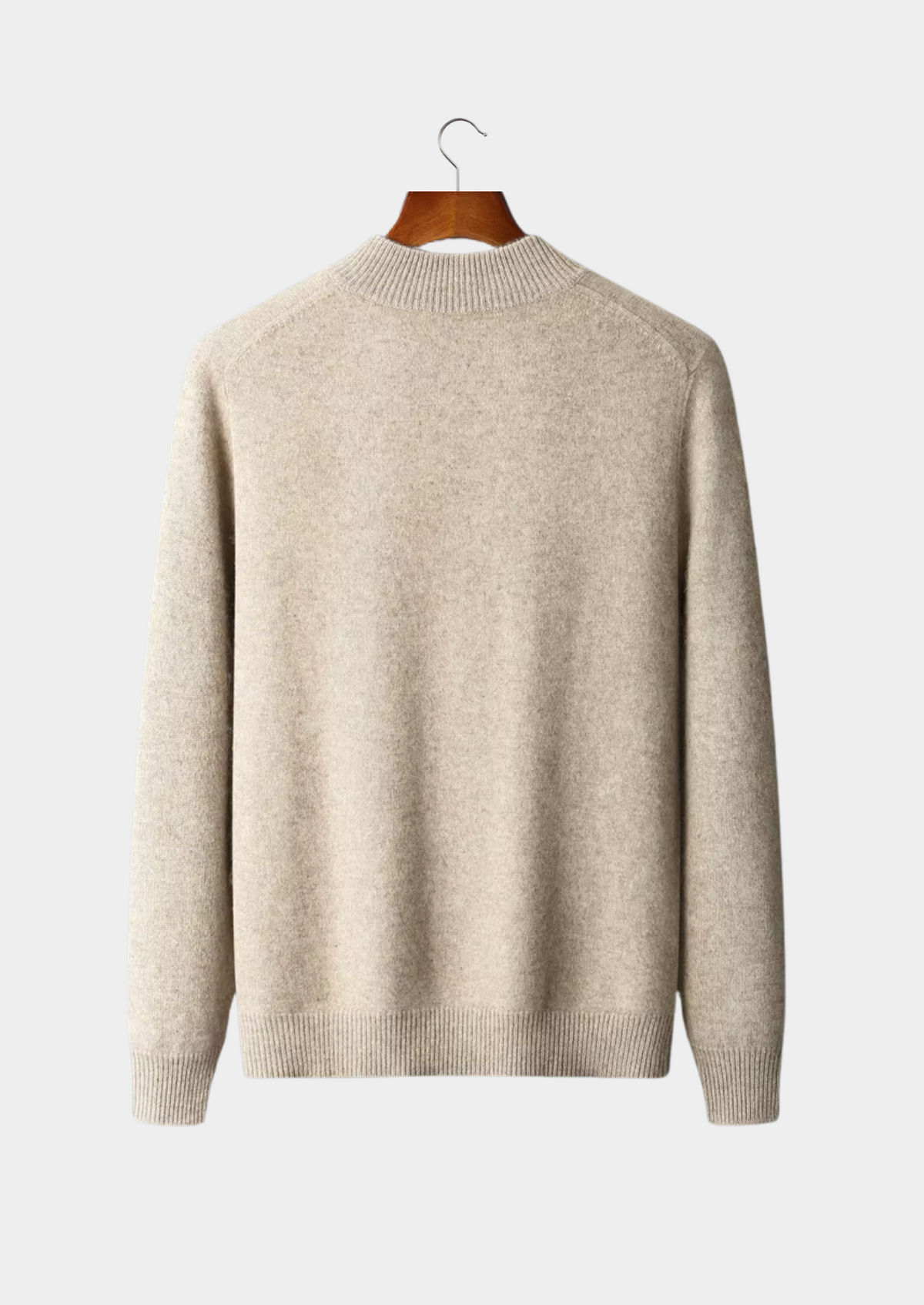 Pure Extra-Fine Merino Wool Zipper Cardigan, view 2