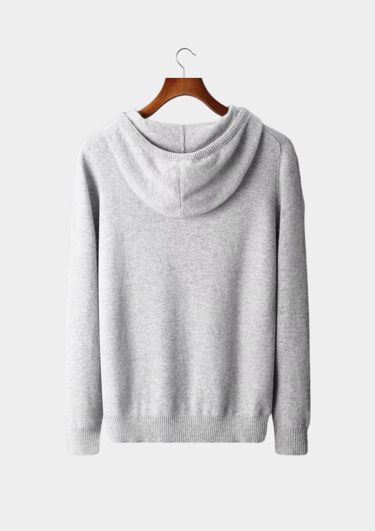Pure Extra-Fine Merino Wool Leisure Hoodie, view 2