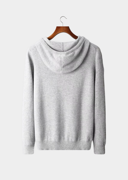 Pure Extra-Fine Merino Wool Leisure Hoodie, view 2