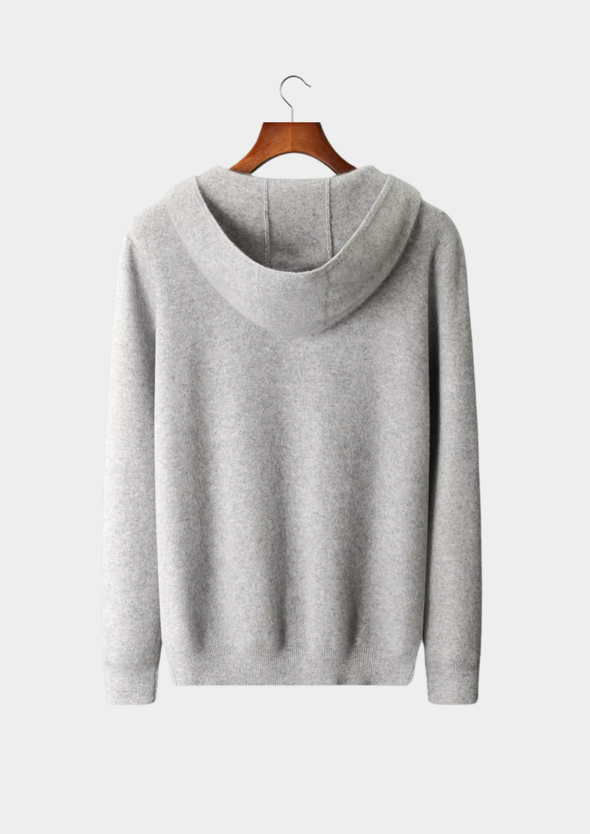 Pure Extra-Fine Merino Wool Zipper Hoodie, view 2