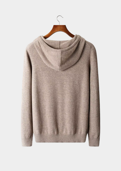 Pure Extra-Fine Merino Wool Leisure Hoodie, view 5