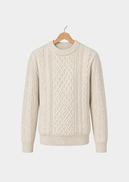 Dolomiti Cable-Knit Sweater, front view