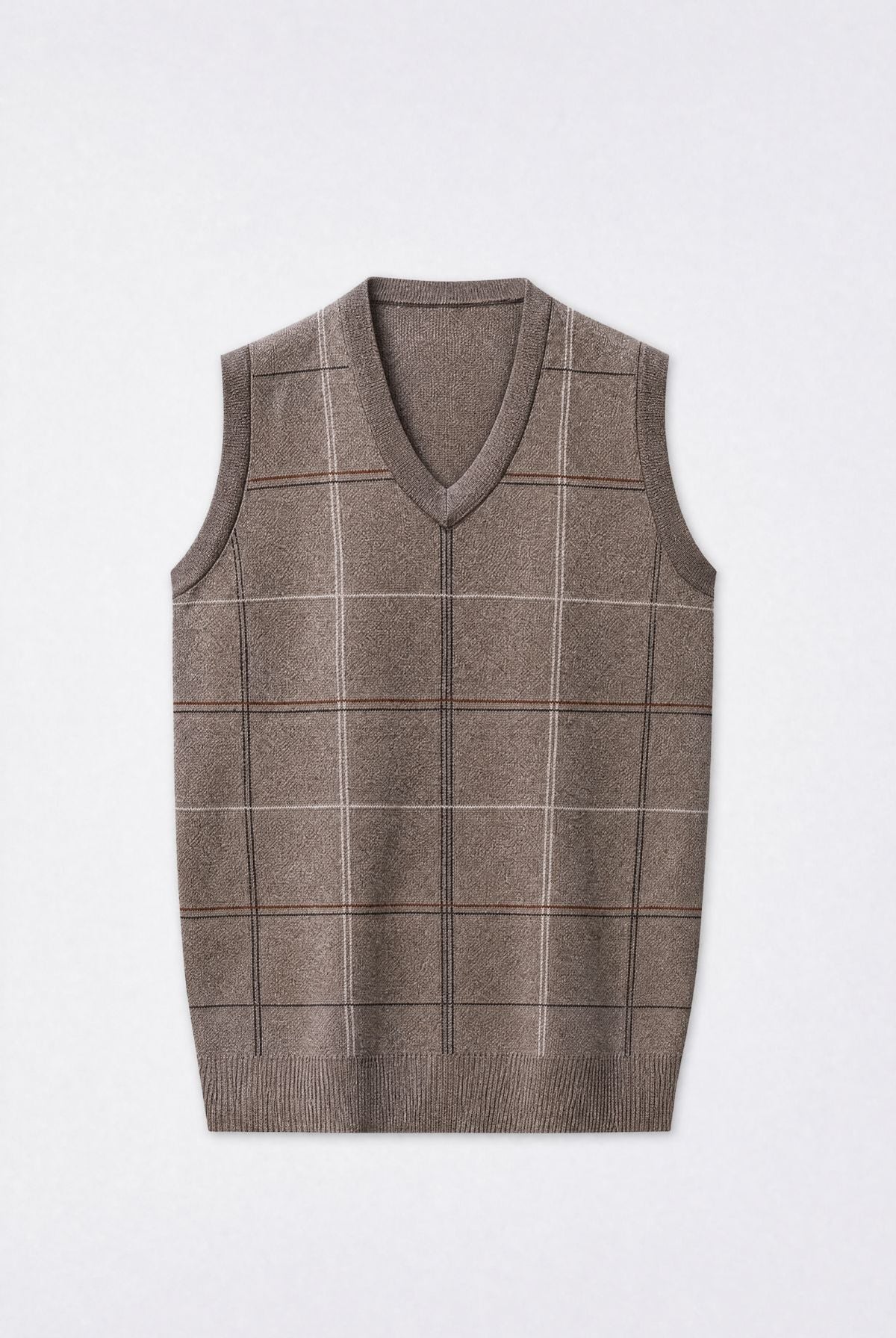 Pull sans manches Dundee à motif géométrique