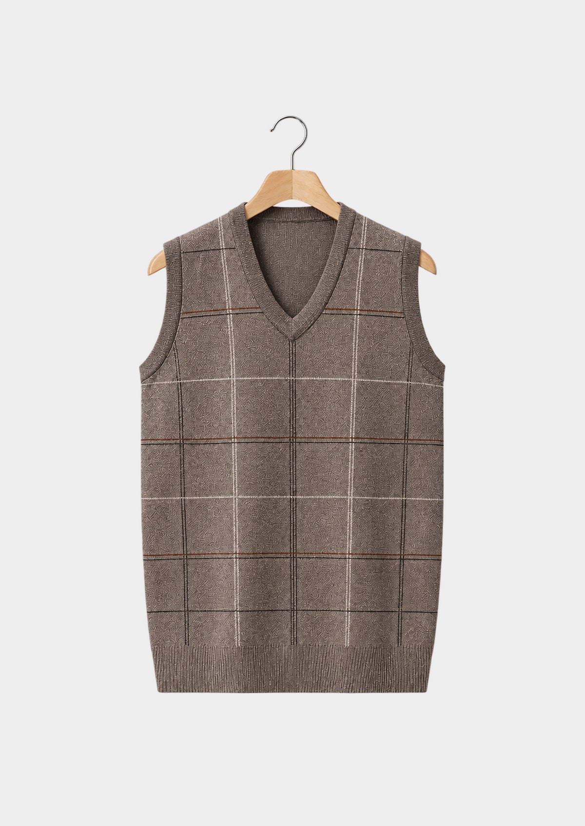 Pull sans manches Dundee à motif géométrique, vue de face