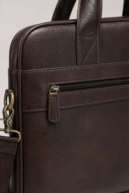 Firenze Leather Laptop Briefcase