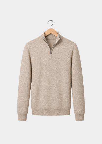 Pull demi-zip Garda, vue de face