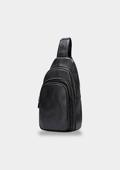 Gubbio Leather Sling Bag