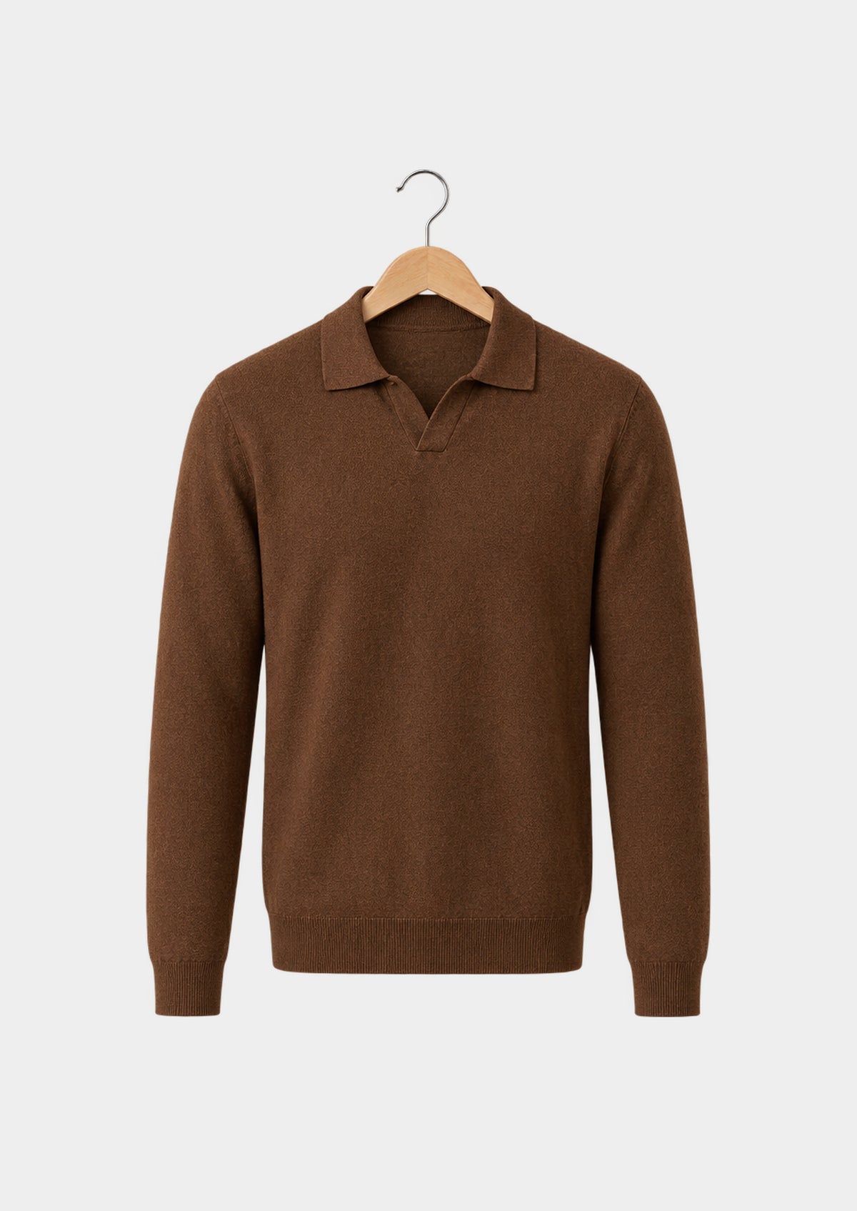 Jersey Hallstatt con cuello polo, vista frontal
