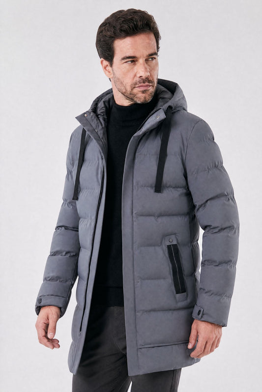 Hamar Long Hooded Puffer