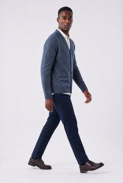 Kendal Plaid-Lined Cardigan