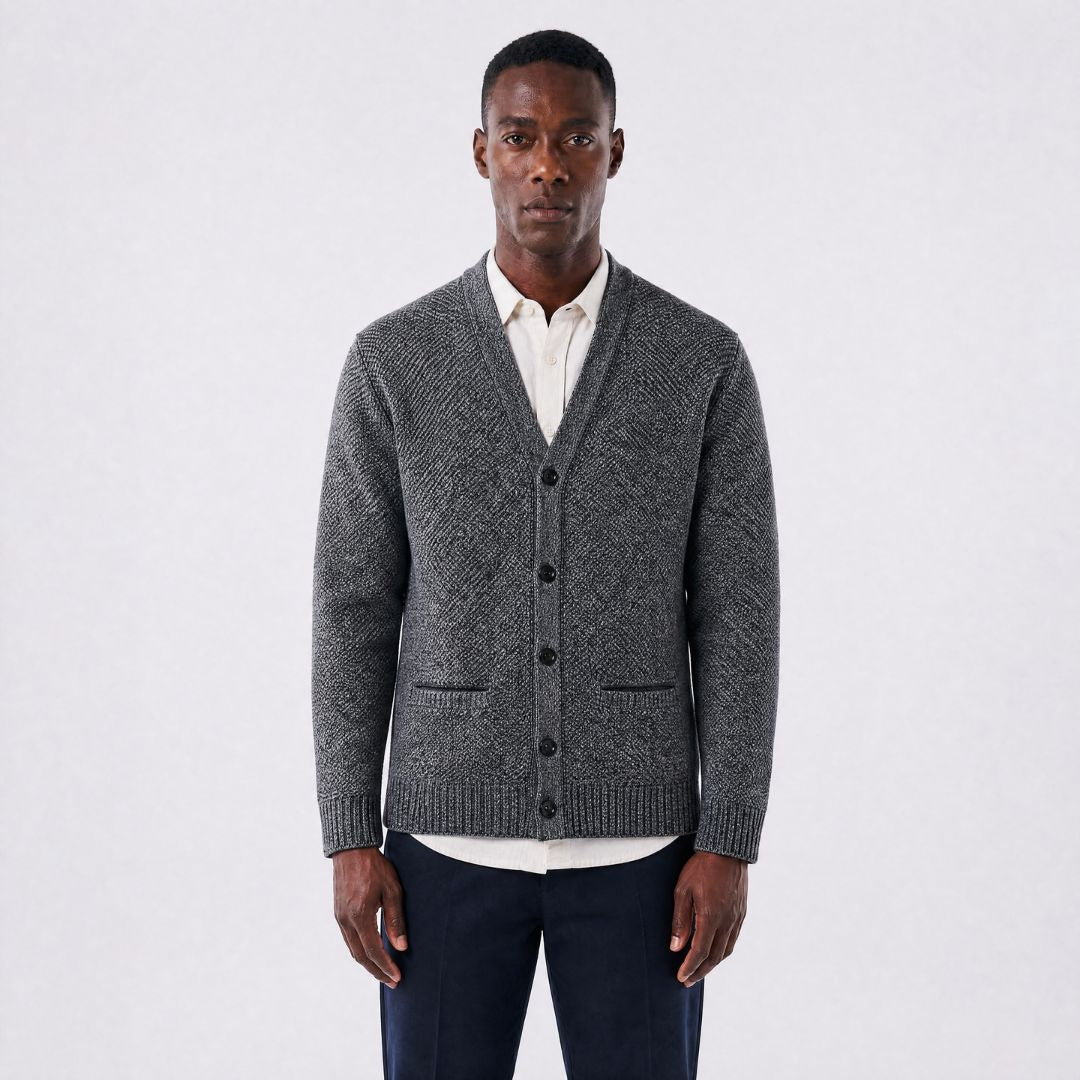 Kendal Plaid-Lined Cardigan