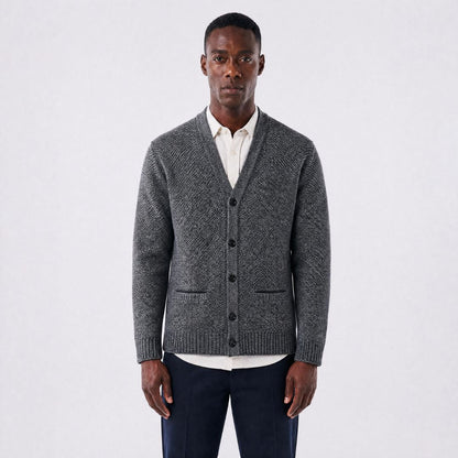 Kendal Plaid-Lined Cardigan