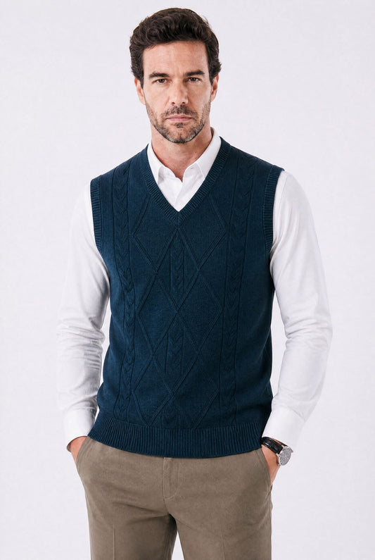 Kinsale Textured Knit Vest