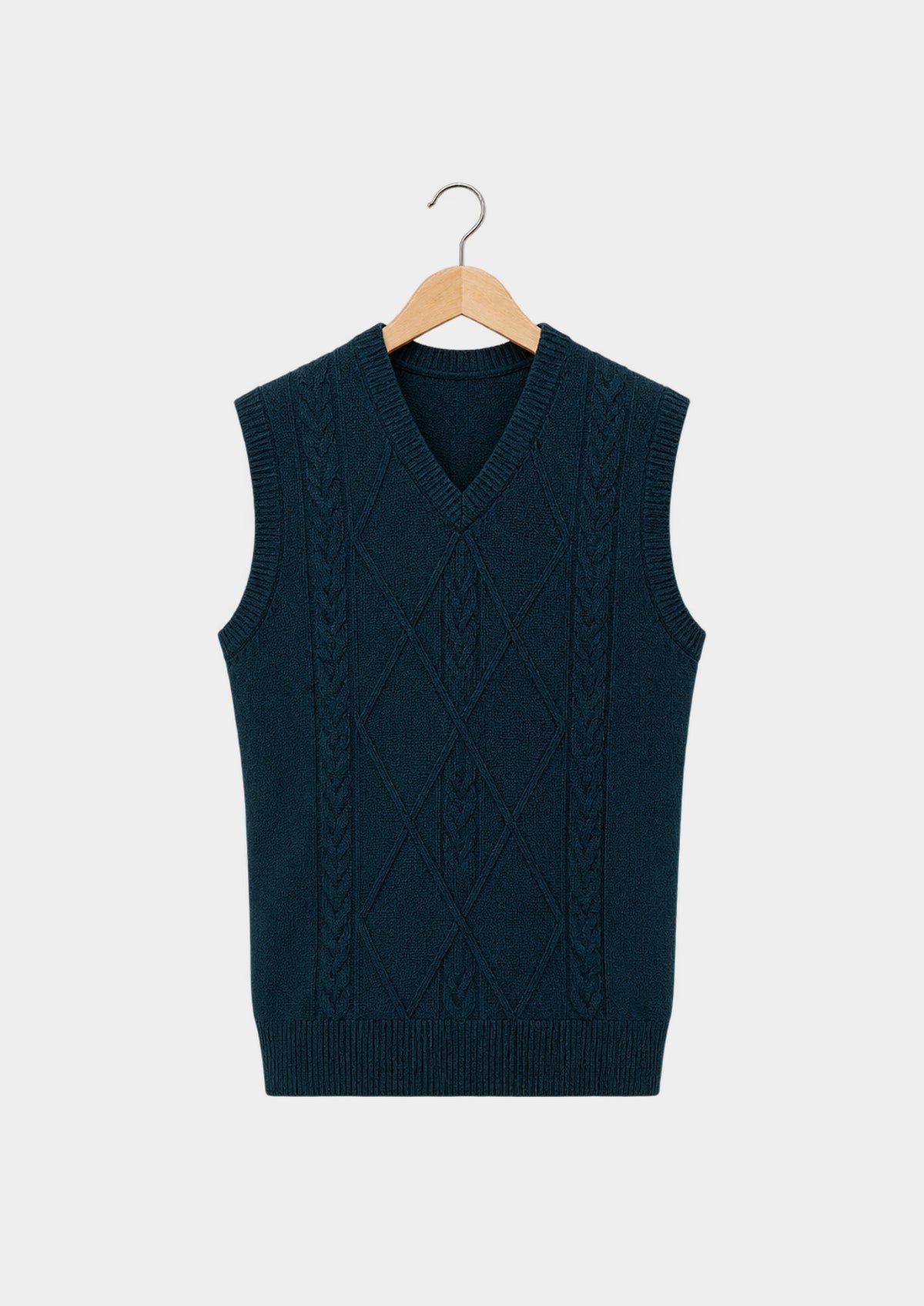 Pull sans manches Kinsale texturé, vue de face
