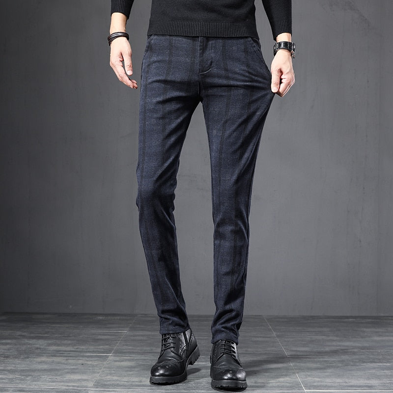 Pantalon de costume Lecco à carreaux