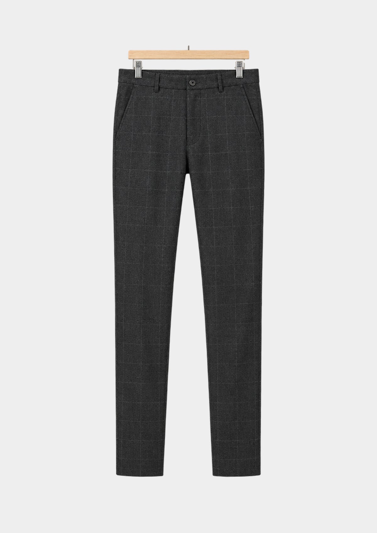 Pantalon de costume Lecco à carreaux, vue de face