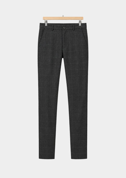 Pantalon de costume Lecco à carreaux, vue de face