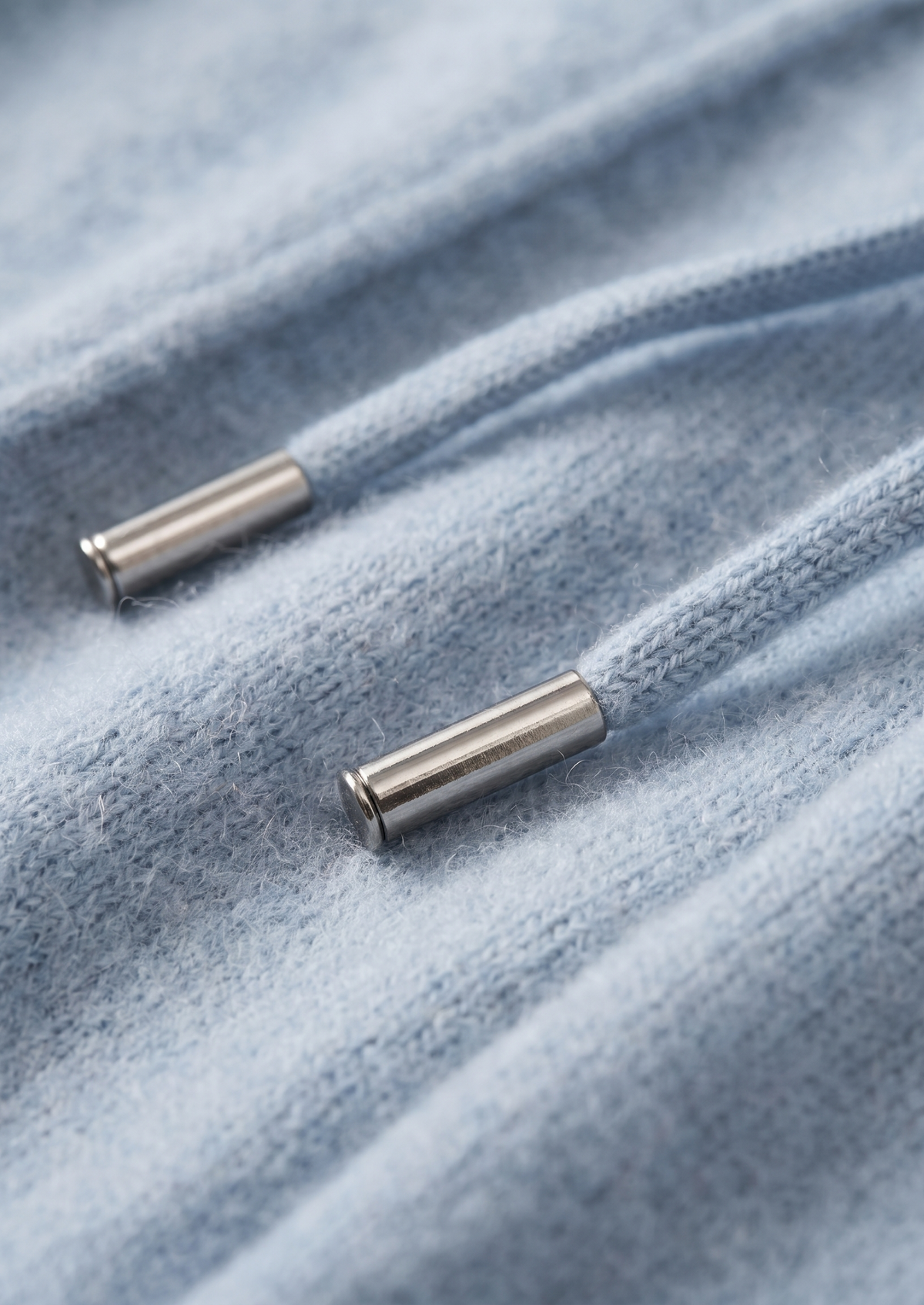 Pure Extra-Fine Merino Wool Light Blue Luzzo Set, view 5