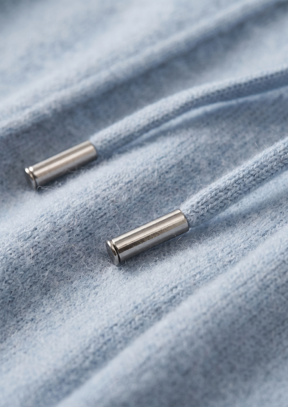 Pure Extra-Fine Merino Wool Light Blue Luzzo Set, view 5