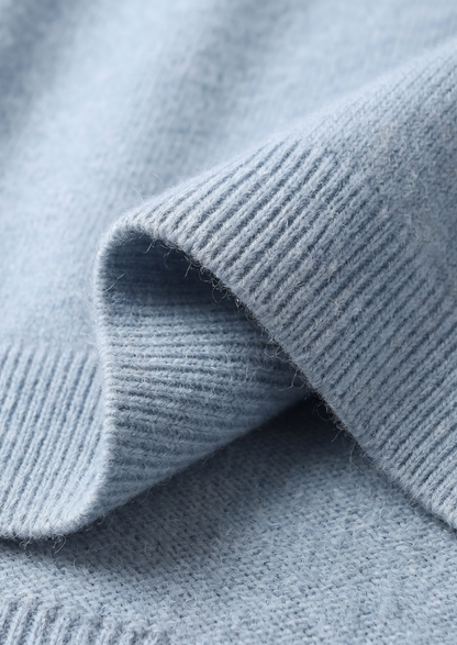 Pure Extra-Fine Merino Wool Light Blue Luzzo Set, view 3