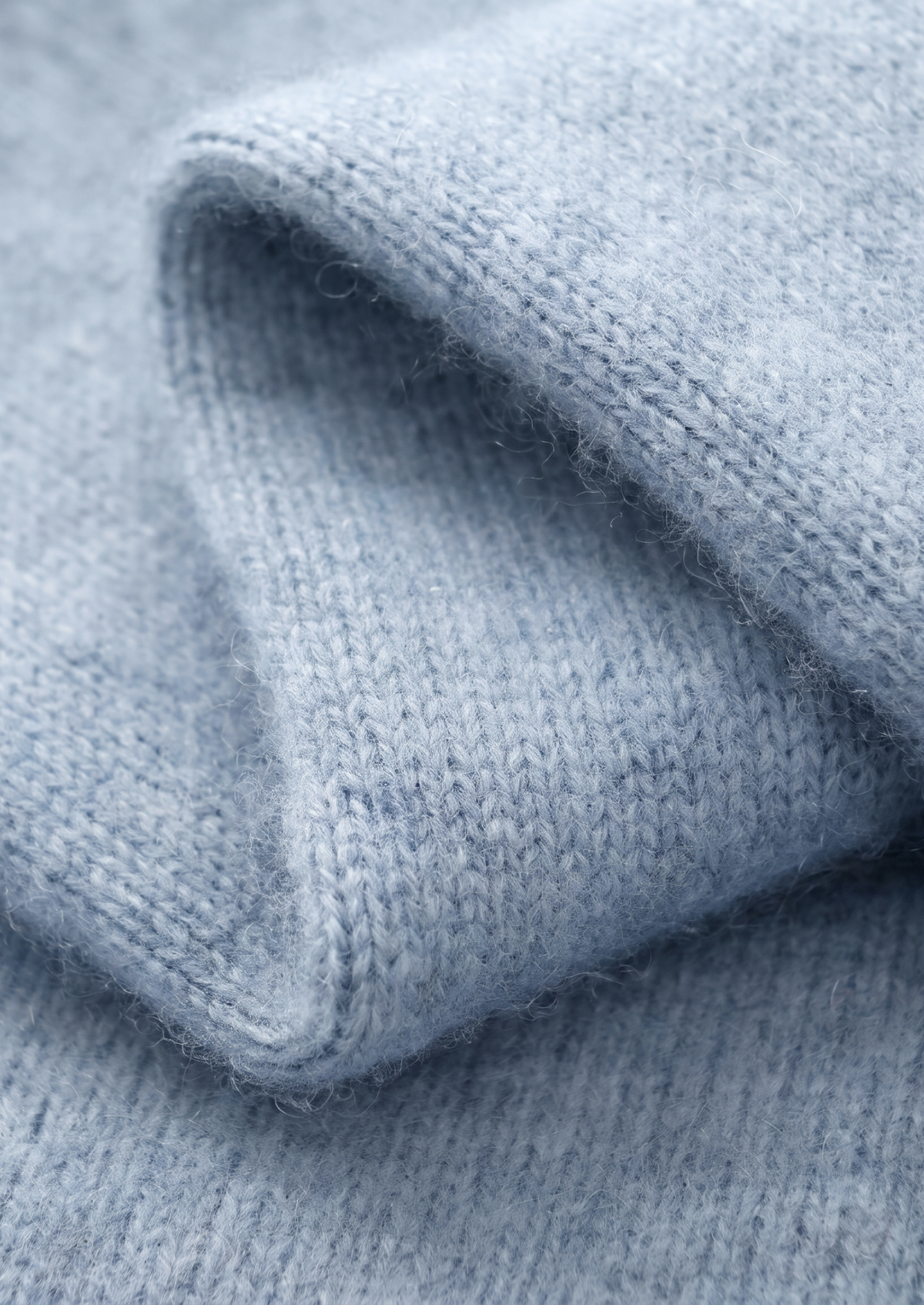 Pure Extra-Fine Merino Wool Light Blue Luzzo Set, view 6