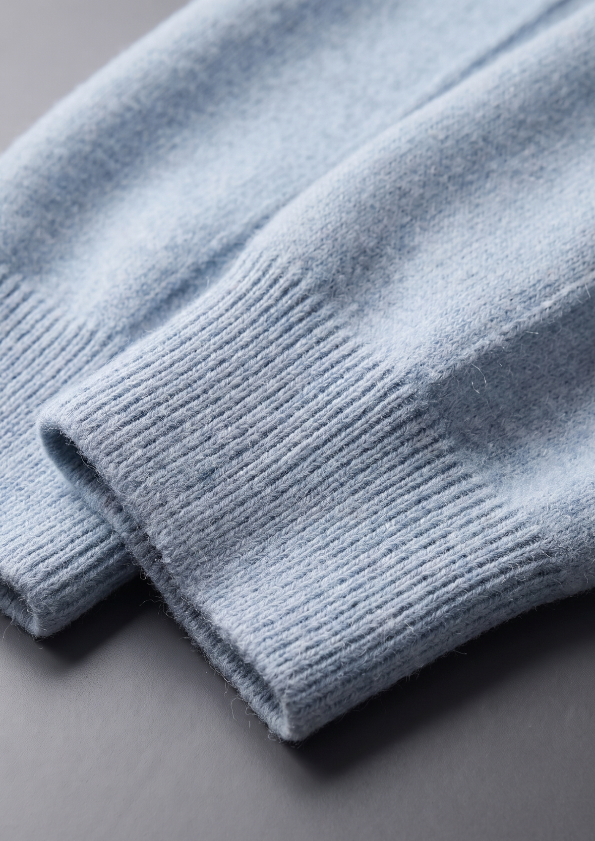 Pure Extra-Fine Merino Wool Light Blue Luzzo Set, view 7