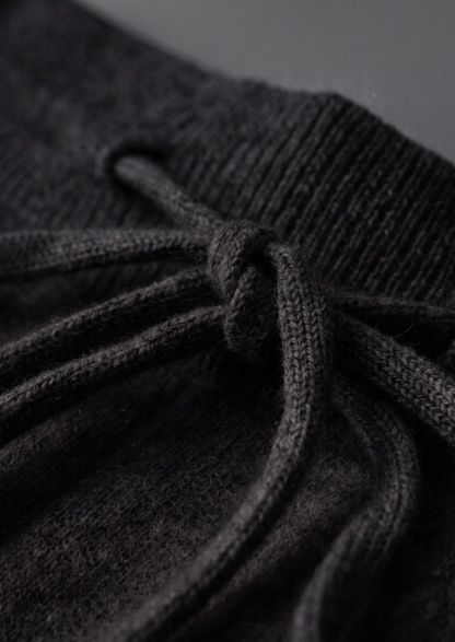 Pure Extra-Fine Merino Wool Black Luzzo Set, view 6