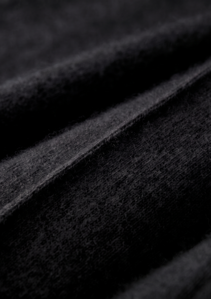 Pure Extra-Fine Merino Wool Black Luzzo Set, view 5