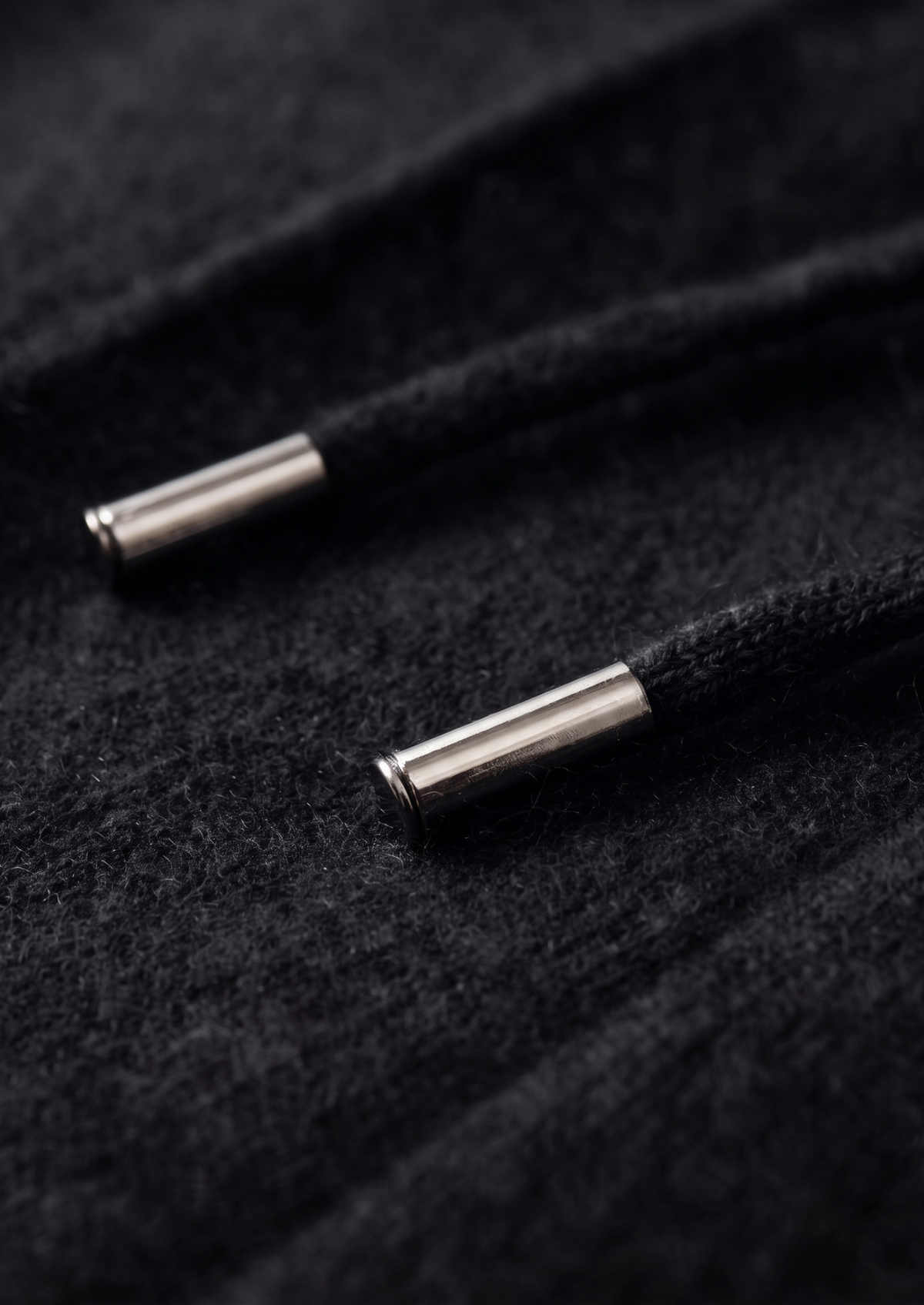 Pure Extra-Fine Merino Wool Black Luzzo Set, view 3