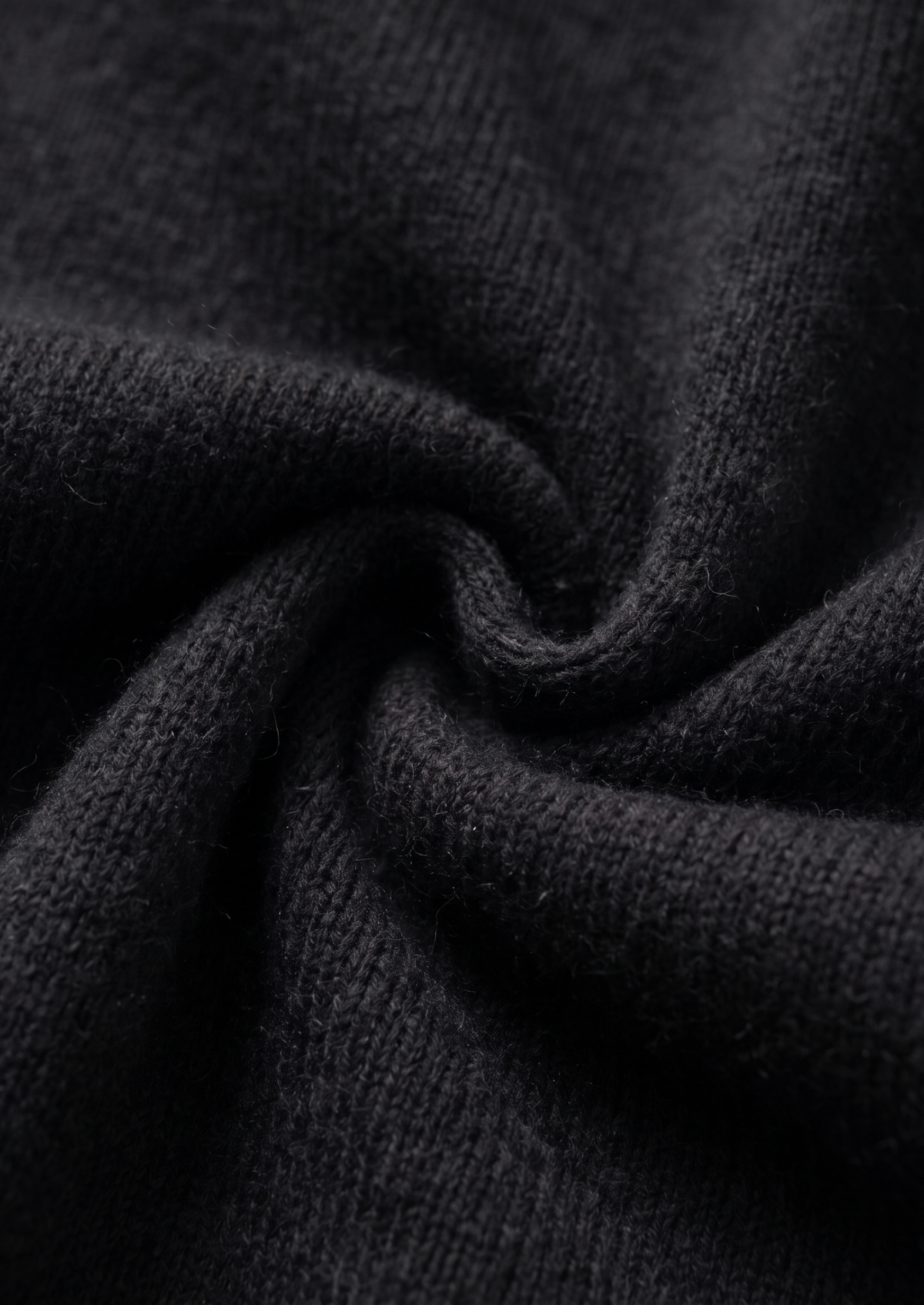 Pure Extra-Fine Merino Wool Black Luzzo Set, view 4