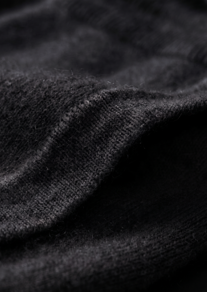 Pure Extra-Fine Merino Wool Black Luzzo Set, view 7
