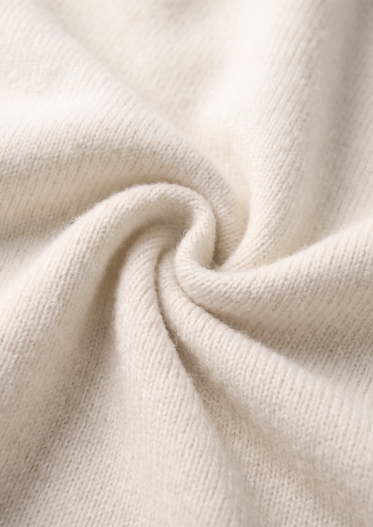 Pure Extra-Fine Merino Wool Cream White Luzzo Set, view 10