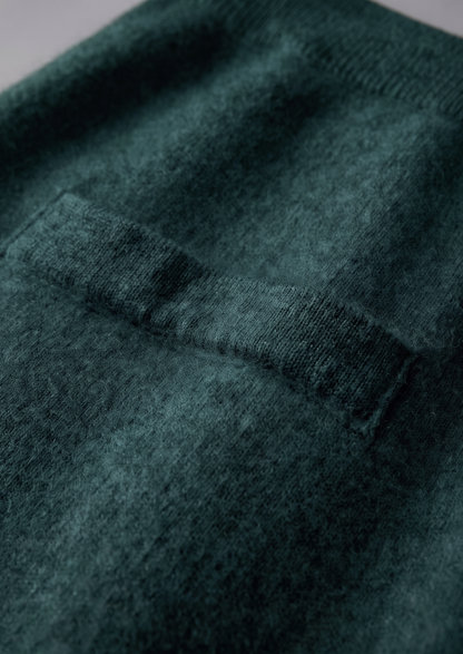 Pure Extra-Fine Merino Wool Sea Green Luzzo Set, view 9