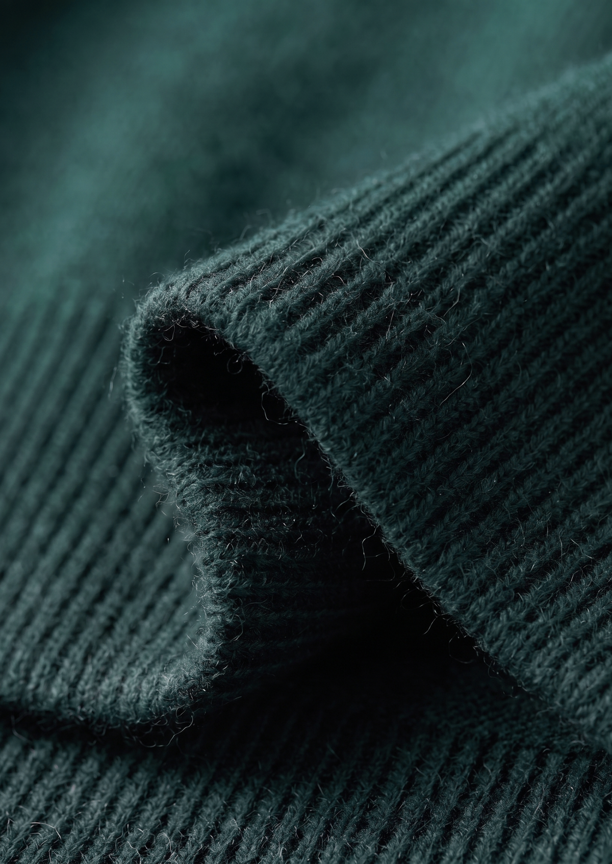 Pure Extra-Fine Merino Wool Sea Green Luzzo Set, view 3