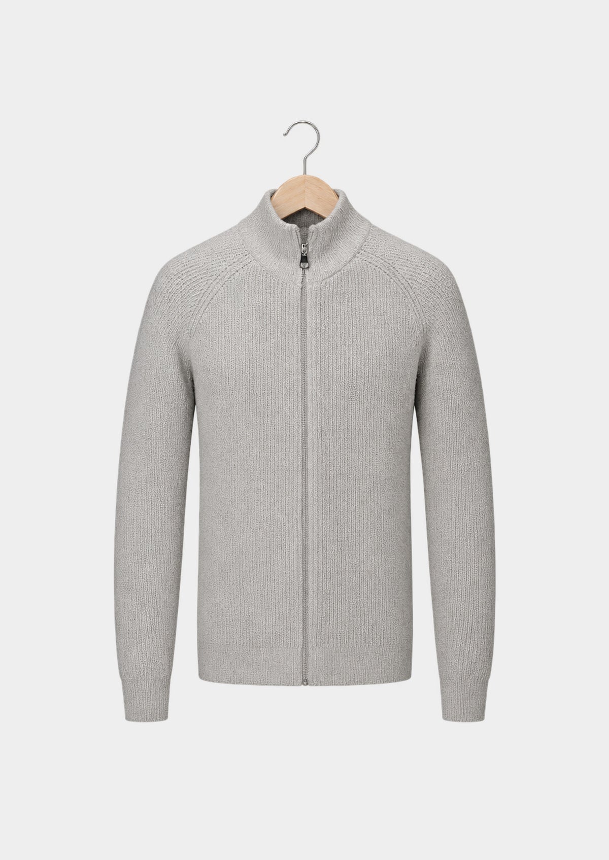 Merano Zip Cardigan, front view