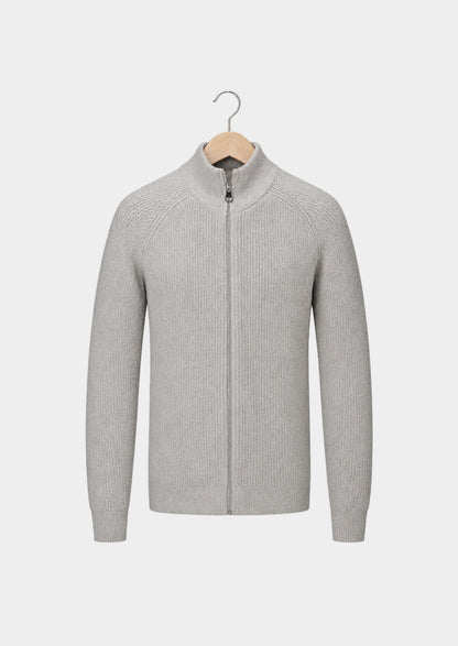 Merano Zip Cardigan, front view
