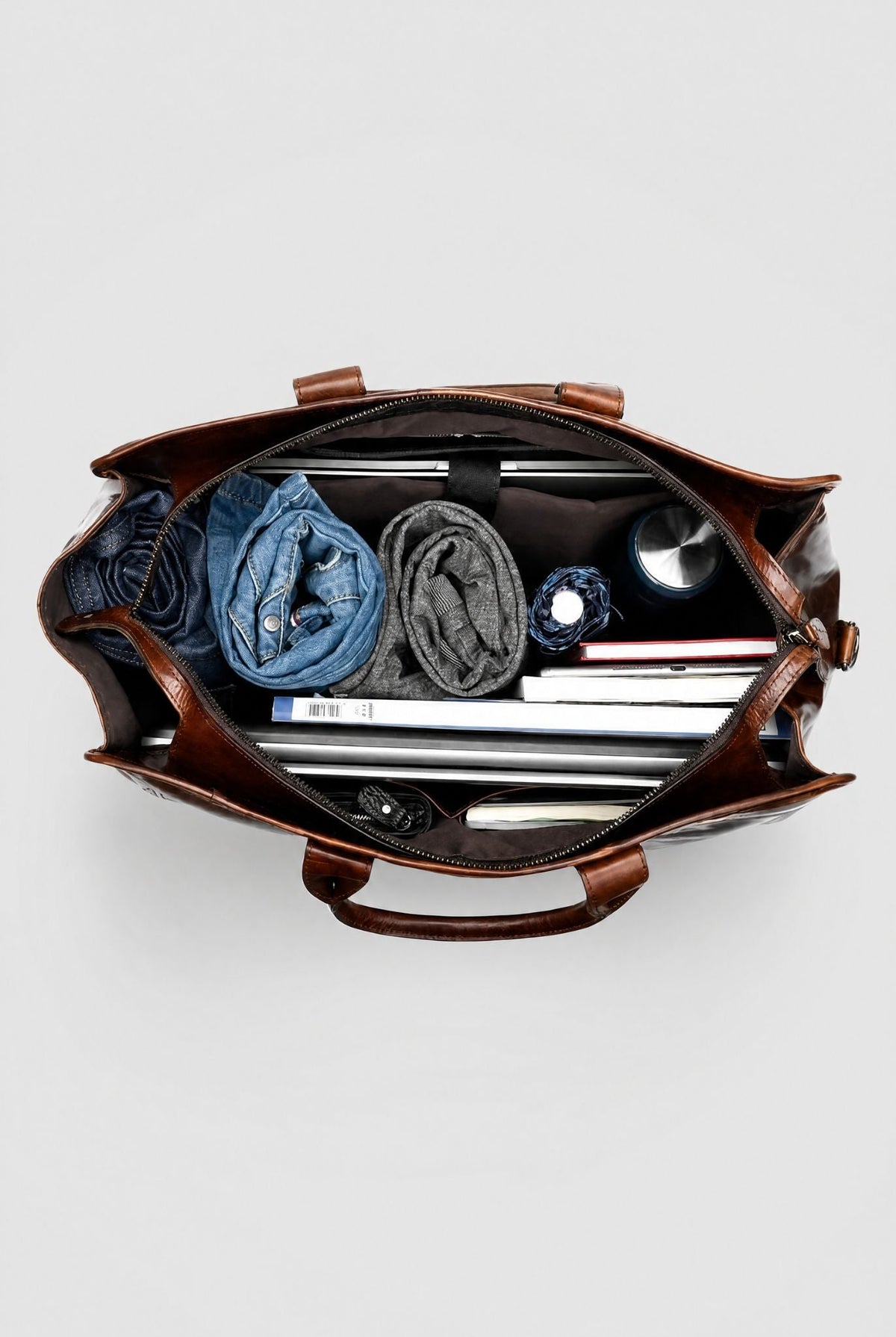 Bolsa de viaje Orvieto de piel