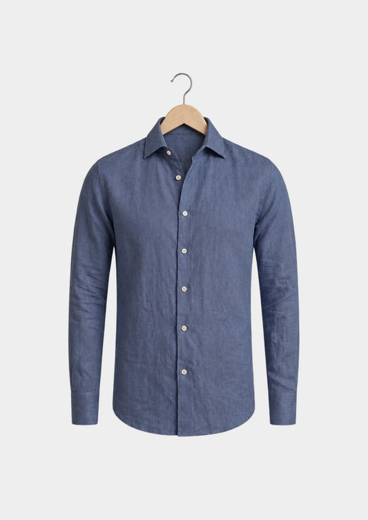 Chemise Palatino côtière - Bleu, vue de face