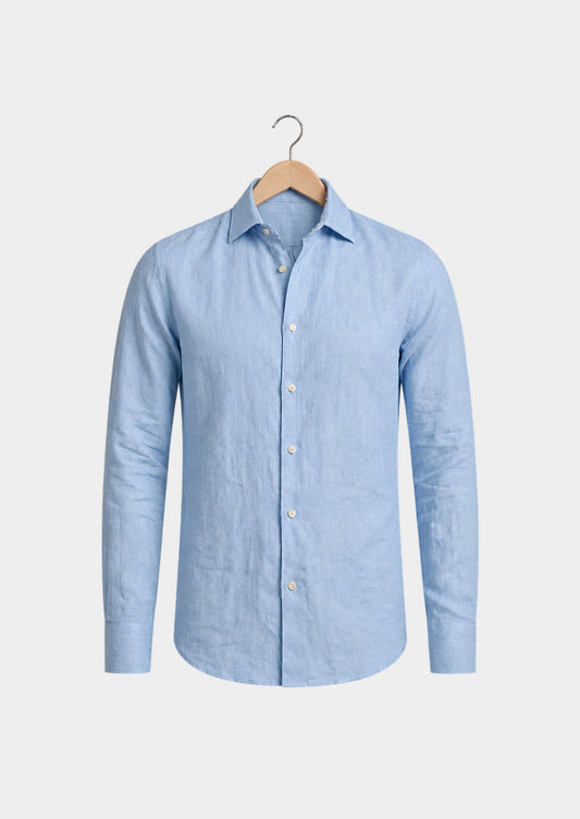 Chemise Palatino côtière - Bleu clair, vue de face