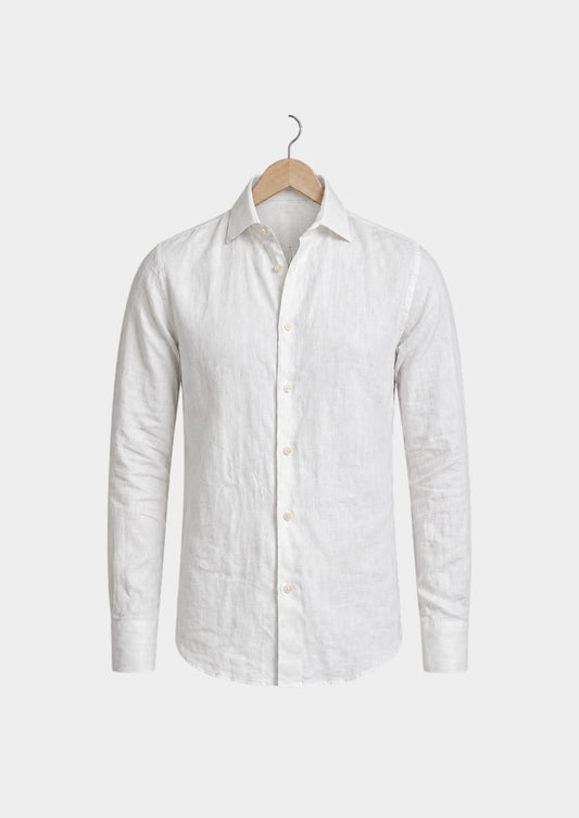 Chemise Palatino côtière - Blanc, vue de face