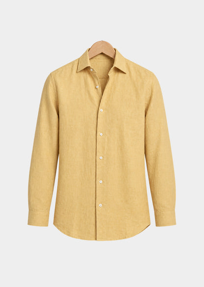 Chemise Palatino côtière - Jaune, vue de face