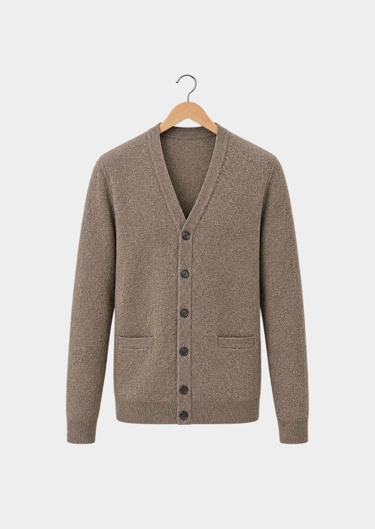 Perth Argyle Cardigan, front view