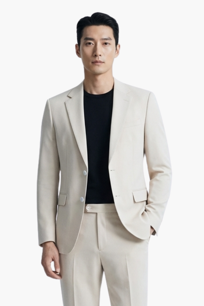 Pesaro One-Button Blazer