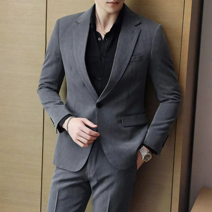 Pesaro One-Button Blazer