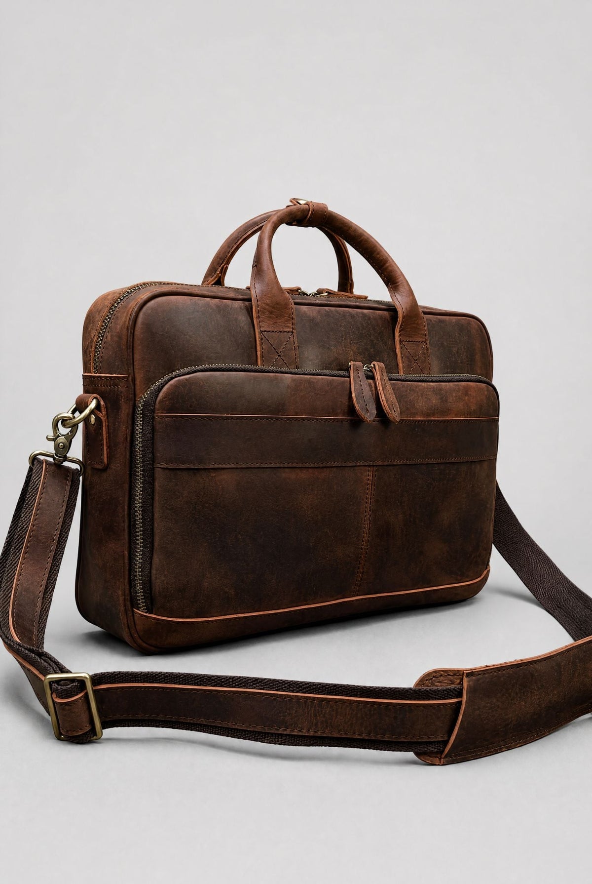 Piacenza Leather Briefcase