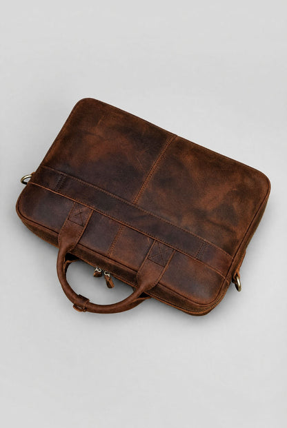 Piacenza Leather Briefcase